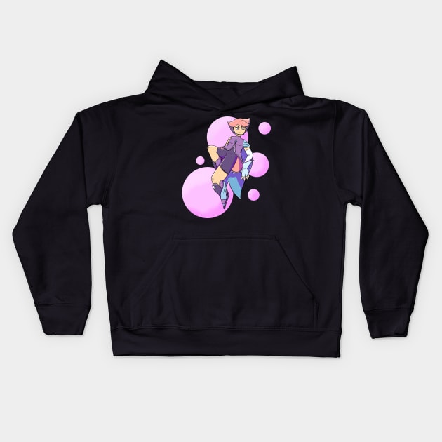 Glimmer Time Kids Hoodie by Mimichu